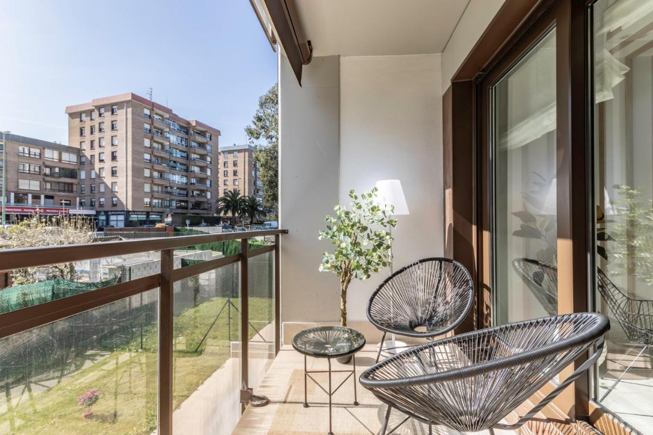 Nuevo Y Precioso En Algorta Con Parking Apartment Getxo Bagian luar foto